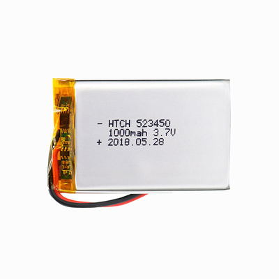 Explosiebestendige 1000mAh 523450 Polymeerlithium Ion Battery